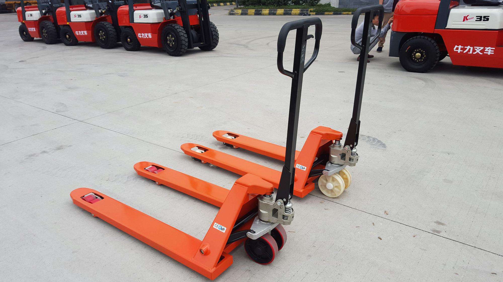 Niuli Rough Surrain Hydraulic Manual Forklift Hand Pallet Jack 2000 кг  -3000 кг.